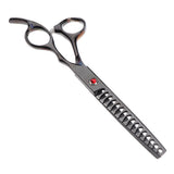 Maxbell Maxbell Teeth Fishbone Scissors Pets Grooming Thinning Shears Salon Hairdressing Black