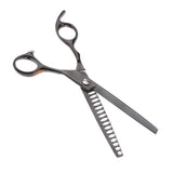 Maxbell Maxbell Teeth Fishbone Scissors Pets Grooming Thinning Shears Salon Hairdressing Black