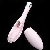 Maxbell Heating Vibration Face Eye Massager Wand Relieve Dark Circle Puffiness  Pink