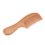 Maxbell Maxbell Wood Fine Tooth Anti-static Mahogany Comb Scalp Massage Wooden Combs F