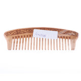 Maxbell Maxbell Wood Fine Tooth Anti-static Mahogany Comb Head Massage Wooden Combs J16e