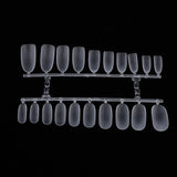 Maxbell Maxbell 300PCS Clear Nail Tips False Nail Practice Salon Home DIY Nail Art Tools Tip