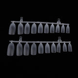 Maxbell Maxbell 300PCS Clear Nail Tips False Nail Practice Salon Home DIY Nail Art Tools Tip