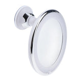 4x6.7" LED Shower Cosmetic Shaving Suction Mirror 10x Magnification 360 Swivel