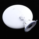 4x6.7" LED Shower Cosmetic Shaving Suction Mirror 10x Magnification 360 Swivel