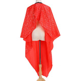 Maxbell Adult Salon Barber Hairdresser Hair Cutting Cape Gown Hairdressing Cloth Red