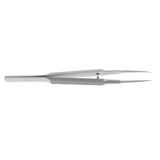 Maxbell Maxbell Stainless Steel Micro Precision Tweezer Pointed Curved Straight Curved-Toothed
