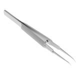 Maxbell Maxbell Stainless Steel Micro Precision Tweezer Pointed Curved Straight Curved-Toothed