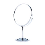 Maxbell Maxbell 6in Round Tabletop Vanity Swivel Makeup Mirror 2-sided 2x Magnifying Silver
