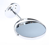 Maxbell Maxbell 6in Round Tabletop Vanity Swivel Makeup Mirror 2-sided 2x Magnifying Silver