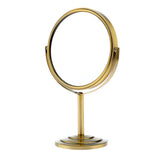 Maxbell Maxbell 6in Round Tabletop Vanity Swivel Makeup Mirror 2-sided 2x Magnifying Bronze