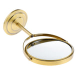 Maxbell Maxbell 6in Round Tabletop Vanity Swivel Makeup Mirror 2-sided 2x Magnifying Bronze