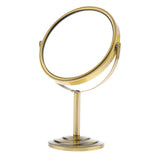 Maxbell Maxbell 6in Round Tabletop Vanity Swivel Makeup Mirror 2-sided 2x Magnifying Bronze