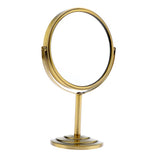 Maxbell Maxbell 6in Round Tabletop Vanity Swivel Makeup Mirror 2-sided 2x Magnifying Bronze