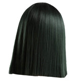 Maxbell 14'' Natural Silky Synthetic Long Straight Wigs Middle Part Lace Front Wig