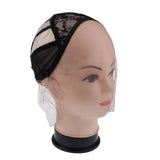 Maxbell Lace Cap for Making Weaving Hair Wigs Elastic Straps Hairnet Stretchable