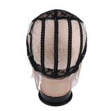 Maxbell Lace Cap for Making Weaving Hair Wigs Elastic Straps Hairnet Stretchable