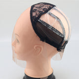 Maxbell Lace Cap for Making Weaving Hair Wigs Elastic Straps Hairnet Stretchable