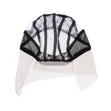 Maxbell Lace Cap for Making Weaving Hair Wigs Elastic Straps Hairnet Stretchable