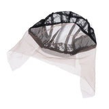 Maxbell Lace Cap for Making Weaving Hair Wigs Elastic Straps Hairnet Stretchable