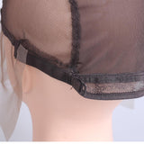 Maxbell Lace Cap for Making Weaving Hair Wigs Elastic Straps Hairnet Stretchable