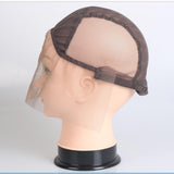 Maxbell Cork Canvas Block Mannequin Head Wig Making Display+Tripod Stand+Lace Cap