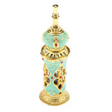 Maxbell Maxbell Vintage Heart Pattern Ancient Antique Empty Refillable Perfume Bottle Aqua