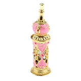Maxbell Maxbell Vintage Heart Pattern Ancient Antique Empty Refillable Perfume Bottle Pink