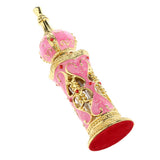 Maxbell Maxbell Vintage Heart Pattern Ancient Antique Empty Refillable Perfume Bottle Pink