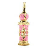 Maxbell Maxbell Vintage Heart Pattern Ancient Antique Empty Refillable Perfume Bottle Pink