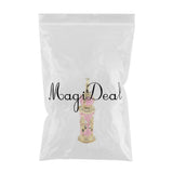 Maxbell Maxbell Vintage Heart Pattern Ancient Antique Empty Refillable Perfume Bottle Pink