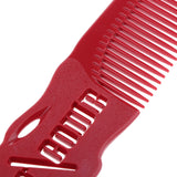 Maxbell Maxbell Professional Anti Static Hair Cutting Comb Hairstyling Hair Brush Red