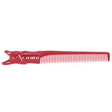 Maxbell Maxbell Professional Anti Static Hair Cutting Comb Hairstyling Hair Brush Red