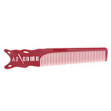 Maxbell Maxbell Professional Anti Static Hair Cutting Comb Hairstyling Hair Brush Red