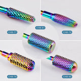 Maxbell Maxbell 5pcs/set Alloy Small Barrel Head Nail Drill Bit Set Nail Tips Grinding Head