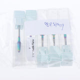 Maxbell Maxbell 5pcs/set Alloy Small Barrel Head Nail Drill Bit Set Nail Tips Grinding Head