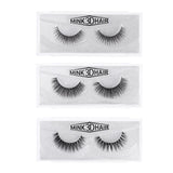 Maxbell Maxbell 1 Pair 3D Natural False Lashes for Eyelash Extensions Handmade Thick 3D-17