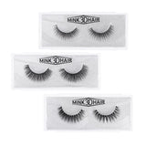 Maxbell 1 Pair 3D Natural False Lashes for Eyelash Extensions Handmade Thick 3D-17