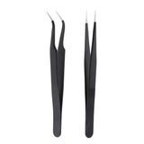 Maxbell Maxbell Stainless Steel Eyelash Extension Tweezer Pincet Vetus Makeup Tools Curved