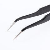 Maxbell Maxbell Stainless Steel Eyelash Extension Tweezer Pincet Vetus Makeup Tools Curved
