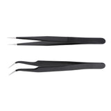 Maxbell Maxbell Stainless Steel Eyelash Extension Tweezer Pincet Vetus Makeup Tools Curved