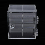 Maxbell 10 Layer Eyelash Extension Organizer Box for Crystal Glass Adhesive Glue Pallet Holder Storage for Lash Extension Display Case - Aladdin Shoppers