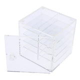 Maxbell 10 Layer Eyelash Extension Organizer Box for Crystal Glass Adhesive Glue Pallet Holder Storage for Lash Extension Display Case - Aladdin Shoppers