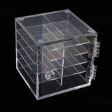 Maxbell 10 Layer Eyelash Extension Organizer Box for Crystal Glass Adhesive Glue Pallet Holder Storage for Lash Extension Display Case - Aladdin Shoppers