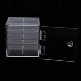 Maxbell 10 Layer Eyelash Extension Organizer Box for Crystal Glass Adhesive Glue Pallet Holder Storage for Lash Extension Display Case - Aladdin Shoppers