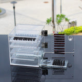 Maxbell 10 Layer Eyelash Extension Organizer Box for Crystal Glass Adhesive Glue Pallet Holder Storage for Lash Extension Display Case - Aladdin Shoppers