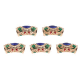 Maxbell 10pcs DIY Dreadlock Beads Hair Braiding Tubes Pins Rings Cuff Clips Jewelry