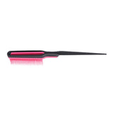 Maxbell Natural Hair Brush Fluffy Comb Hairdressing Barber Wigs Hairbrush Rose Red