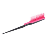 Maxbell Natural Hair Brush Fluffy Comb Hairdressing Barber Wigs Hairbrush Rose Red