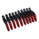 Maxbell Maxbell 10x Anti-slip Salon Hair Clips Barber Hairdressing Section Clamps Hairpins A